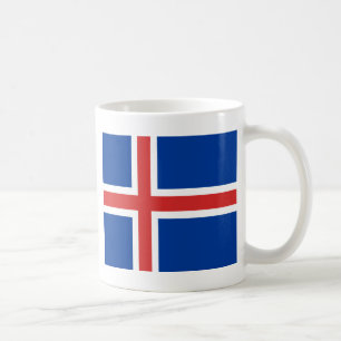 flagga island kaffemugg