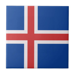 flagga island kakelplatta