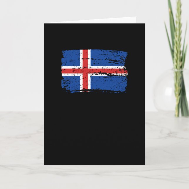 Flagga island kort (Framsida)