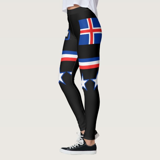 Flagga island leggings (Vänster)