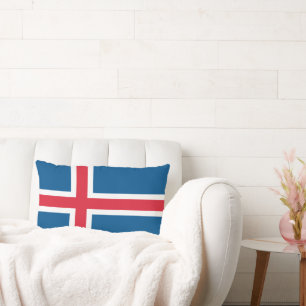 Flagga island lumbarkudde