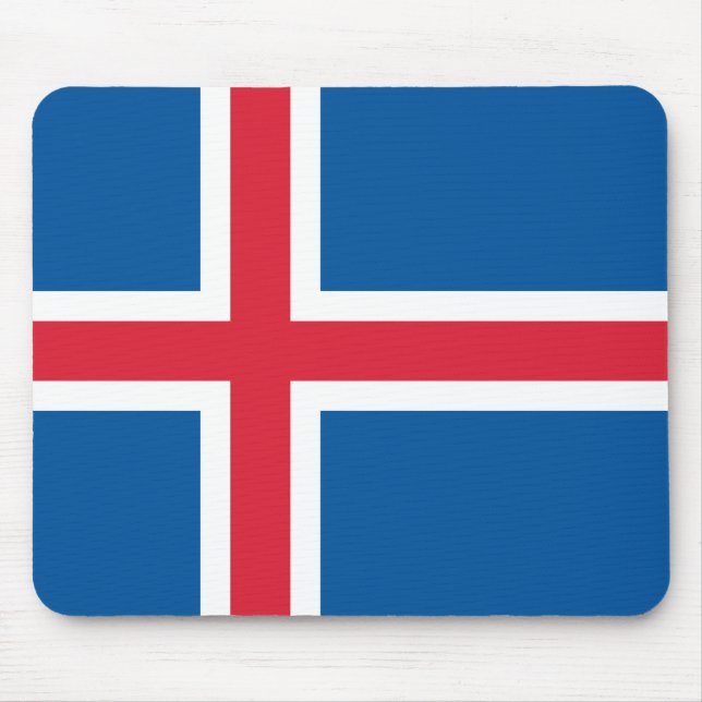 Flagga island musmatta (Framsidan)