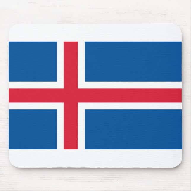 Flagga island musmatta (Framsidan)