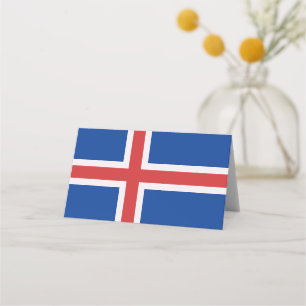 flagga island placeringskort