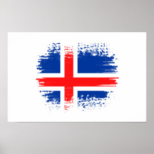 flagga island poster
