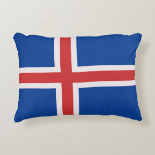 flagga island prydnadskudde