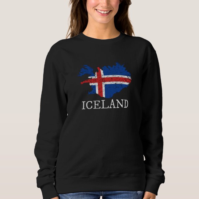 Flagga Island T Shirt (Framsida)