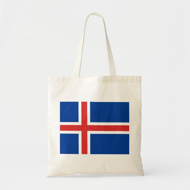 Flagga Island Tygkasse (Framsidan)