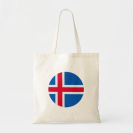 Flagga island tygkasse