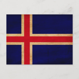 Flagga island vykort