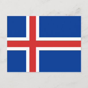 Flagga island vykort