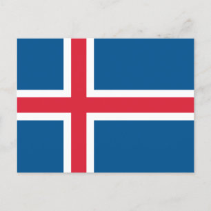 Flagga island vykort