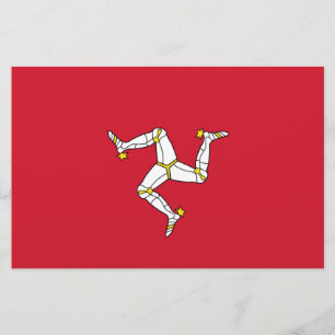 Flagga Isle of Man Brevpapper