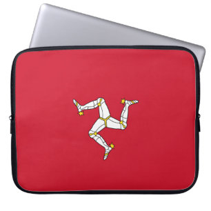 Flagga Isle of Man Laptop Fodral