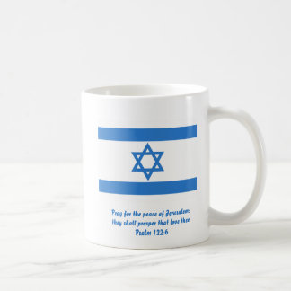 Flagga Israel Kaffemugg