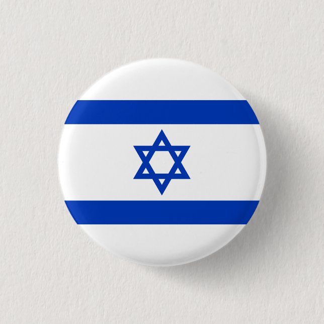 Flagga Israel Knapp (Framsida)