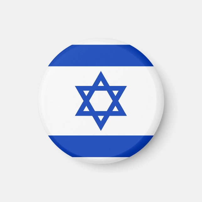 Flagga Israel Magnet (Framsidan)