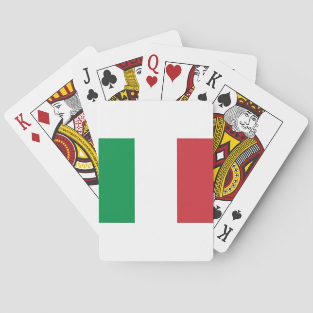 Flagga Italia Casinokort (Baksidan)