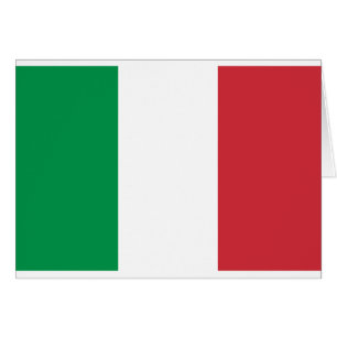 Flagga Italia Hälsningskort