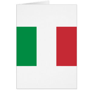 Flagga Italia Hälsningskort