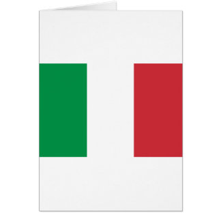 Flagga Italia Hälsningskort