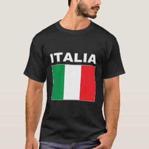 Flagga Italia Hoodie Pocket Flaggor Italien Hooded T Shirt