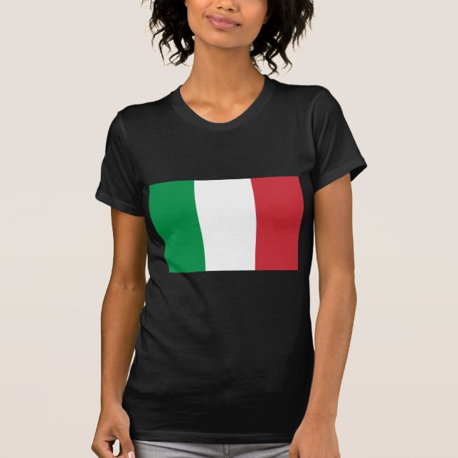 Flagga Italia T Shirt (Framsida)