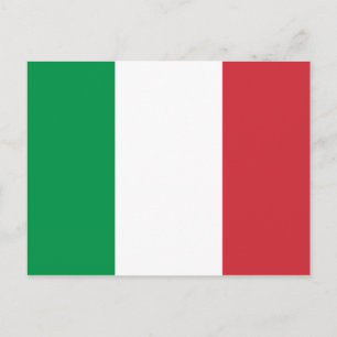 Flagga Italia Vykort
