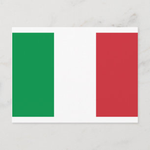 Flagga Italia Vykort