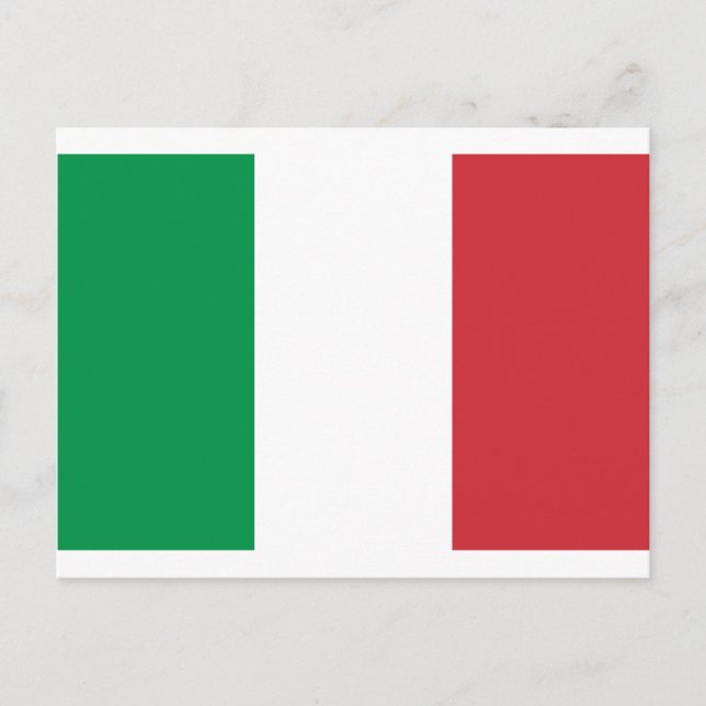 Flagga Italia Vykort (Framsida)