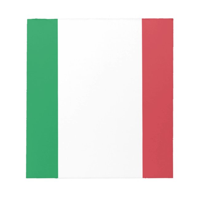 Flagga Italien Anteckningsblock (Framsida)