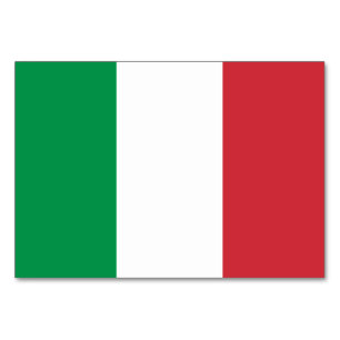Flagga Italien Bordsnummer