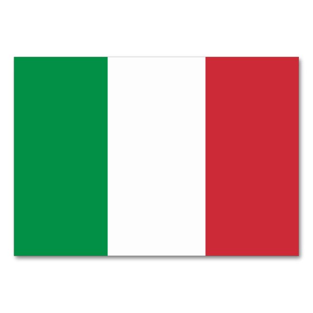 Flagga Italien Bordsnummer (Framsidan)