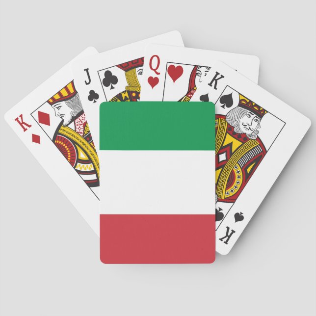 Flagga Italien Casinokort (Baksidan)