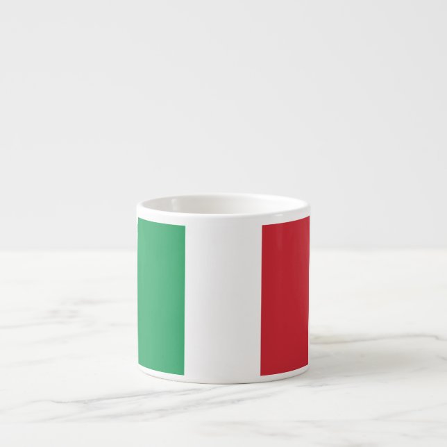 Flagga Italien Espressomugg (Framsidan)