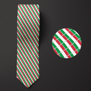 Flagga Italien Mönster Slips