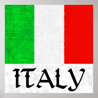 FLAGGA italien Poster