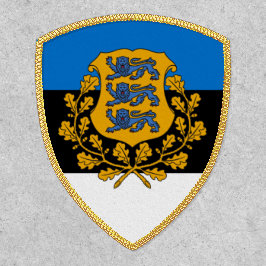 Flagga/jacka av Estlands arm