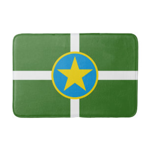 Flagga Jackson, Mississippi Bathroom Mat Badrumsmatta