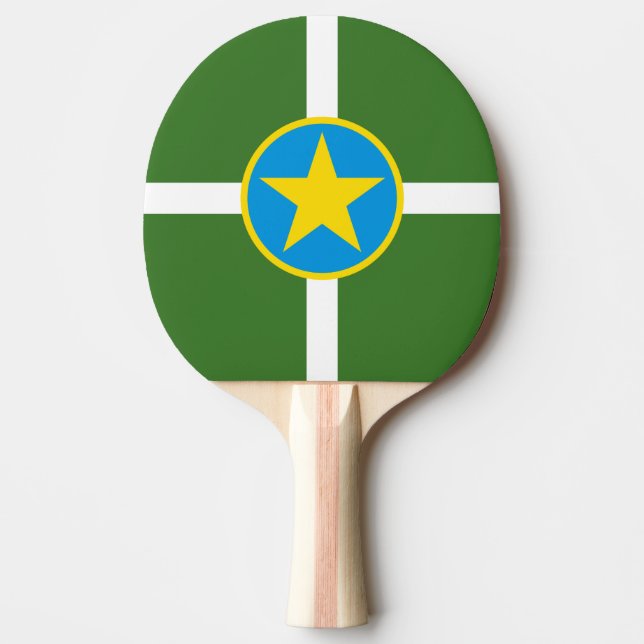 Flagga Jackson, Mississippi Ping Pong Pad Pingisracket (Framsidan)