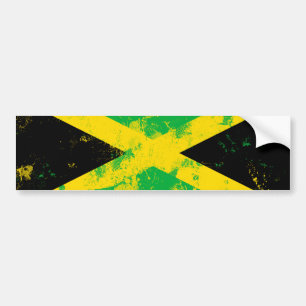 Flagga Jamaica Bildekal