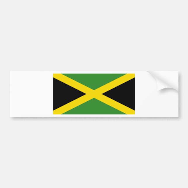 Flagga Jamaica Bildekal (Framsidan)