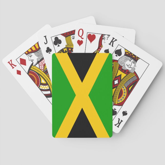 Flagga Jamaica Casinokort (Baksidan)