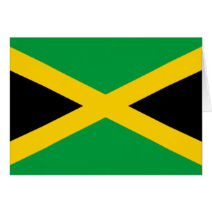Flagga Jamaica Hälsningskort