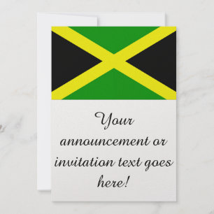 Flagga Jamaica Inbjudningar