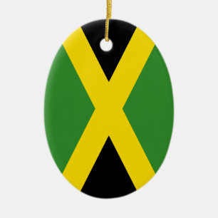 Flagga Jamaica Julgransprydnad Keramik