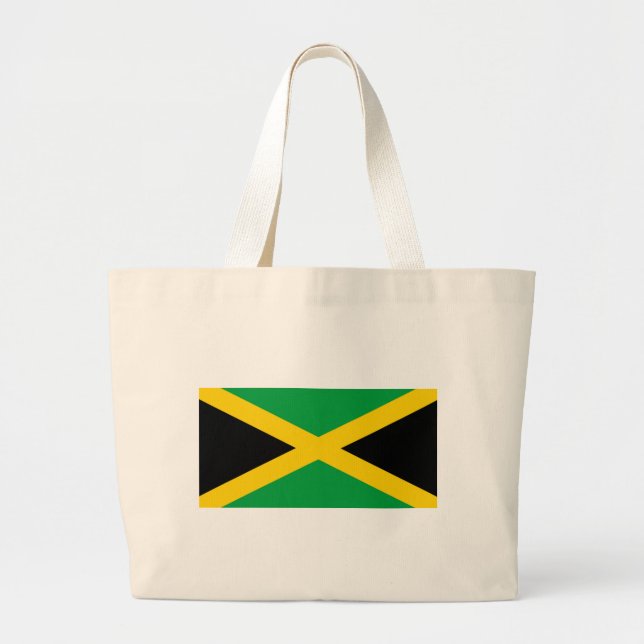 Flagga Jamaica Jumbo Tygkasse (Framsidan)