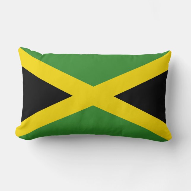 Flagga Jamaica Lumbarkudde (Framsida)