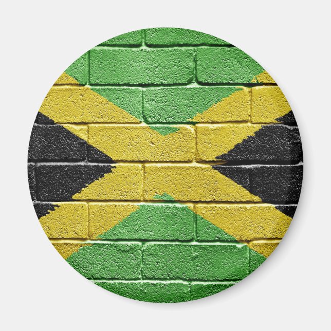 Flagga Jamaica Magnet (Framsidan)