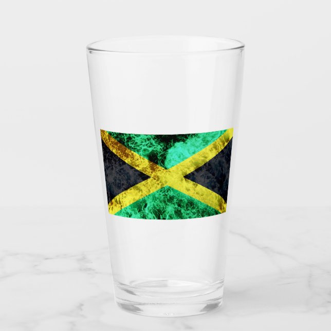 Flagga Jamaica-Ocean Vinkarare Glaskopp (Framsida)